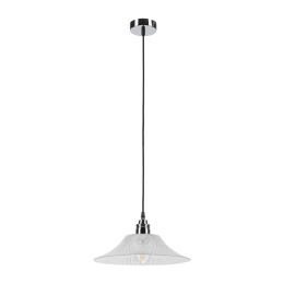 Nowoczesna lampa wisząca 1-punktowa JULL chrom E27