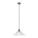 Nowoczesna lampa wisząca 1-punktowa JULL chrom E27
