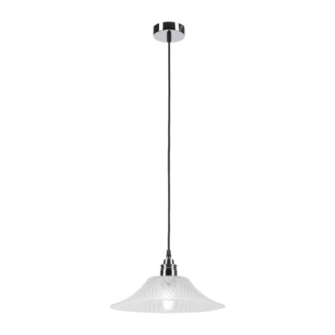Nowoczesna lampa wisząca 1-punktowa JULL chrom E27
