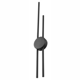 Nowoczesny kinkiet CZARNY 2- punktowy LANA LED 4000K 80CM Lampa ścienna