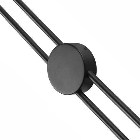 Nowoczesny kinkiet CZARNY 2- punktowy LANA LED 4000K 80CM Lampa ścienna