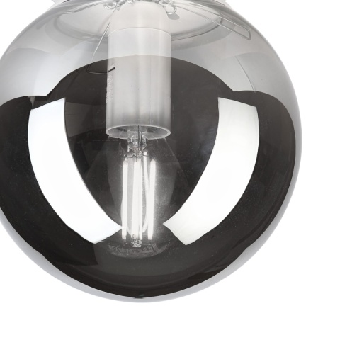 Elegancka lampa sufitowa ELIAS 1- punktowa BIAŁA E14 z satynowym kloszem