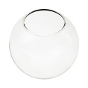 Elegancka lampa sufitowa ELIAS 1- punktowa CZARNA E14 z transparentnym kloszem