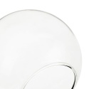 Elegancka lampa sufitowa ELIAS 1- punktowa CZARNA E14 z transparentnym kloszem