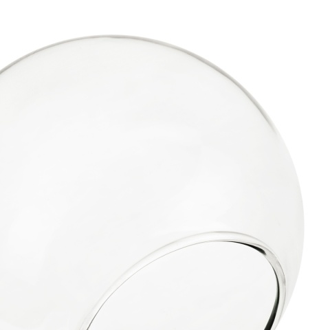 Elegancka lampa sufitowa ELIAS 1- punktowa CZARNA E14 z transparentnym kloszem