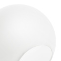 Elegancka lampa sufitowa ELIAS 1- punktowa BIAŁA E14 z mlecznym kloszem