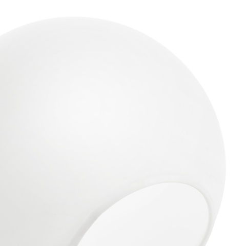 Elegancka lampa sufitowa ELIAS 1- punktowa BIAŁA E14 z mlecznym kloszem