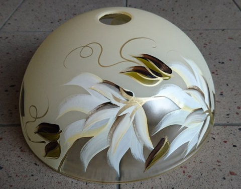 1 LAMPA KUCHENNA RĘCZNIE MALOWANA ORCHIDEA 1 LAMPA KUCHENNA RĘCZNIE MALOWANA ORCHIDEA