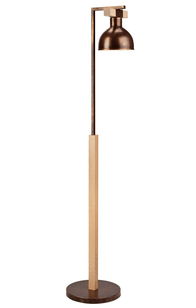 AGNESE lampa podłogowa 1-punktowa brązowa AGNESE lampa podłogowa 1-punktowa brązowa