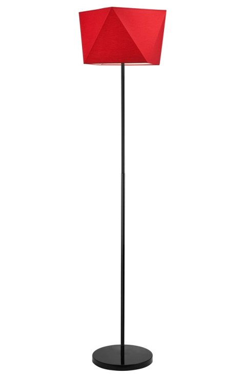 1 LAMPA PODŁOGOWA CARLA ABAŻUR DIAMENT LOFT, VINTAGE, GLAMOUR CZERWONA 1 LAMPA PODŁOGOWA CARLA ABAŻUR DIAMENT LOFT, VINTAGE, GLAMOUR CZERWONA