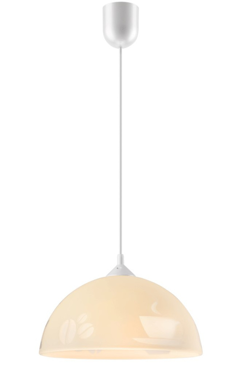 COFFEE lampa wisząca 1-punktowa kremowa COFFEE lampa wisząca 1-punktowa kremowa