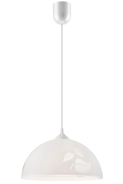 GARDEN lampa wisząca 1-punktowa biała GARDEN lampa wisząca 1-punktowa biała