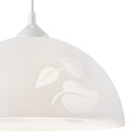 GARDEN lampa wisząca 1-punktowa biała GARDEN lampa wisząca 1-punktowa biała
