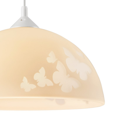 MOTYLE lampa wisząca 1-punktowa kremowa MOTYLE lampa wisząca 1-punktowa kremowa