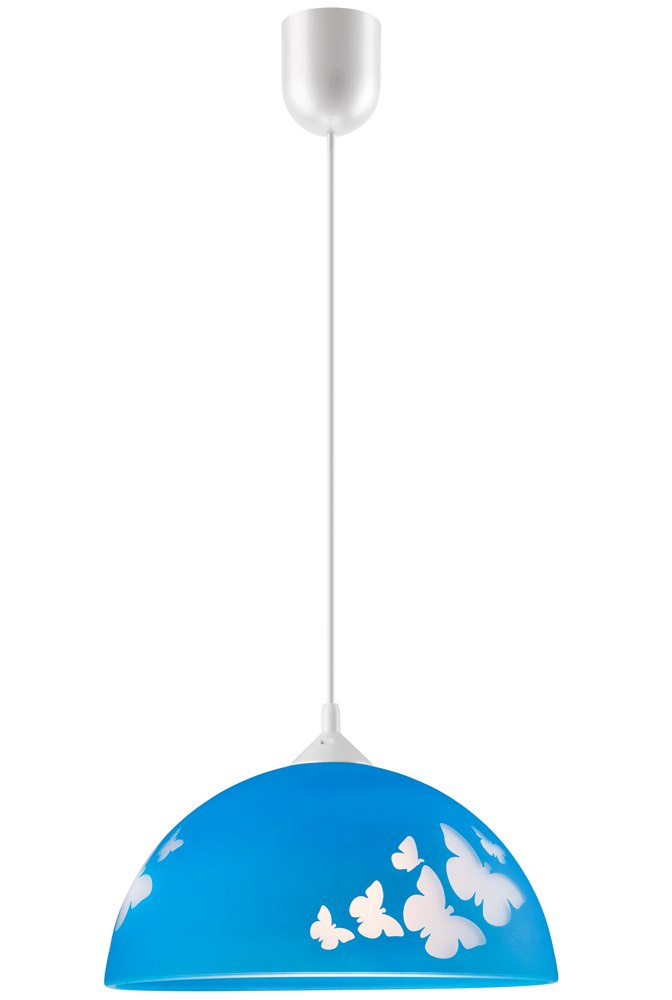 MOTYLE lampa wisząca 1-punktowa niebieska MOTYLE lampa wisząca 1-punktowa niebieska