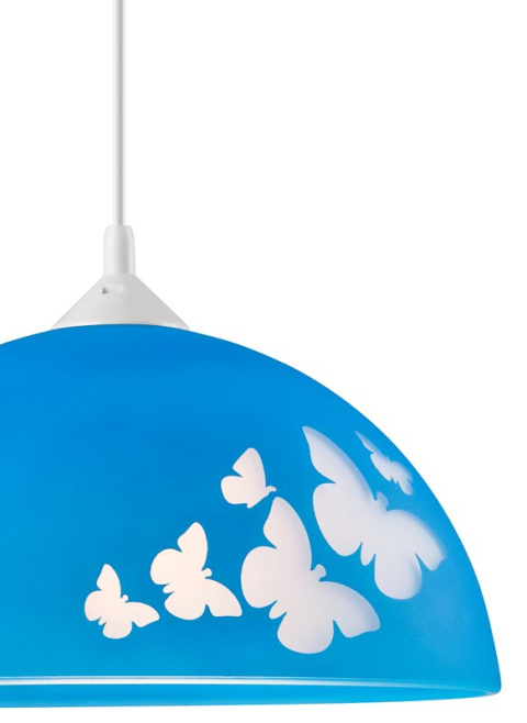 MOTYLE lampa wisząca 1-punktowa niebieska MOTYLE lampa wisząca 1-punktowa niebieska