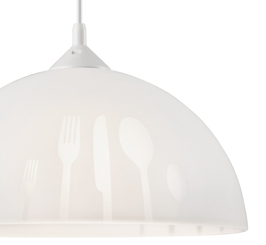APETITE lampa wisząca 1-punktowa biała APETITE lampa wisząca 1-punktowa biała