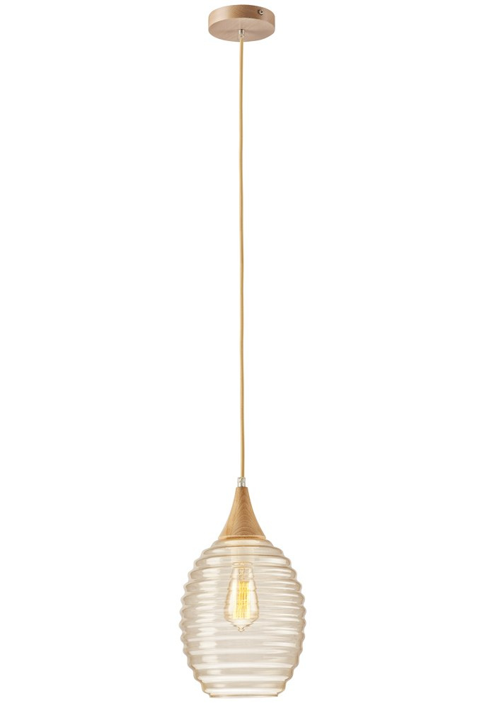 1 LAMPA POJEDYNCZA UL SZKŁO / DREWNO SKANDYNAWSKI STYL ŻÓŁTA 1 LAMPA POJEDYNCZA UL SZKŁO / DREWNO SKANDYNAWSKI STYL ŻÓŁTA