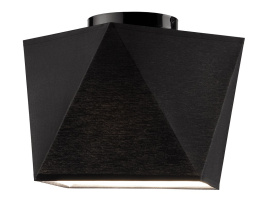 CARLA lampa sufitowa 1-punktowa diament czarna