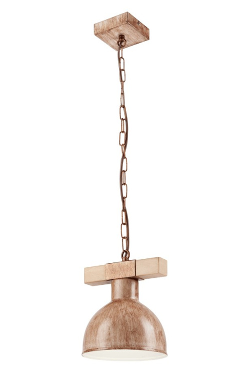 1 LAMPA WISZĄCA AGNES DREWNO/METAL BRĄZ BIELONY LOFT INDUSTRIAL VINTAGE 1 LAMPA WISZĄCA AGNES DREWNO/METAL BRĄZ BIELONY LOFT INDUSTRIAL VINTAGE