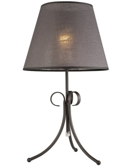 LORENZO lampa stołowa z abażurem antracyt