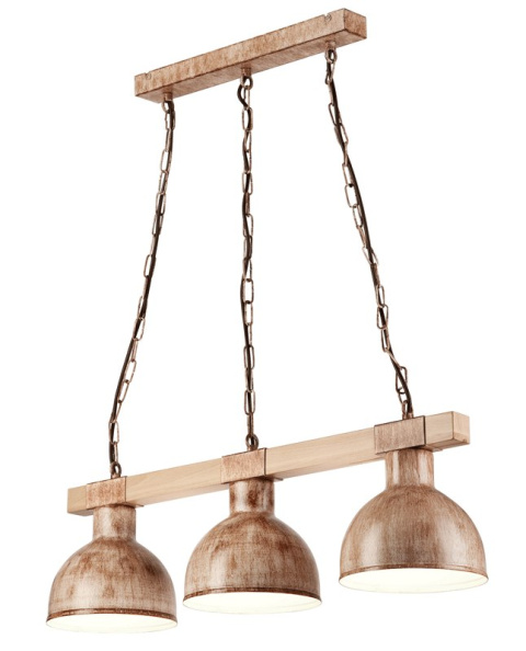 3 LAMPA WISZĄCA AGNES DREWNO/METAL BRĄZ BIELONY LOFT INDUSTRIAL VINTAGE 3 LAMPA WISZĄCA AGNES DREWNO/METAL BRĄZ BIELONY LOFT INDUSTRIAL VINTAGE