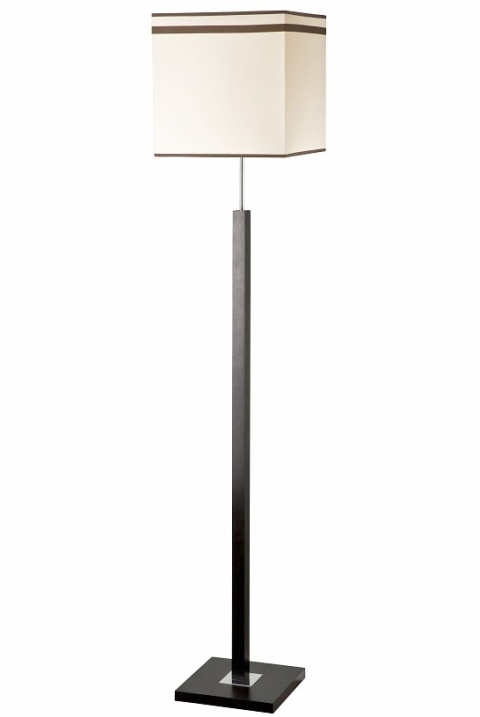NOWOCZESNA LAMPA PODŁOGOWA DARIA WENGE / ABAŻUR KREM NOWOCZESNA LAMPA PODŁOGOWA DARIA WENGE / ABAŻUR KREM