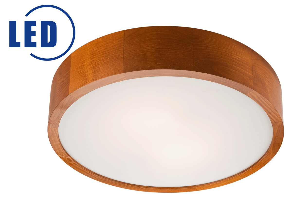 MODERN plafon LED 19W drewniany 38 cm calvados MODERN plafon LED 19W drewniany 38 cm calvados