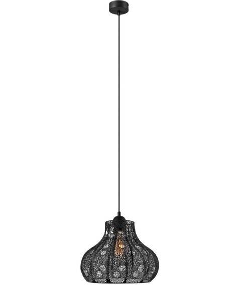 1 CZARNA POJEDYNCZA AŻUROWA ORIENTALNA LAMPA WISZĄCA LAYLA 1 CZARNA POJEDYNCZA AŻUROWA ORIENTALNA LAMPA WISZĄCA LAYLA