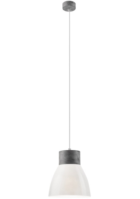 1 LAMPA POJEDYNCZA KLOSZ STOŻEK BETON LOFT, INDUSTRIAL BIAŁA 1 LAMPA POJEDYNCZA KLOSZ STOŻEK BETON LOFT, INDUSTRIAL BIAŁA