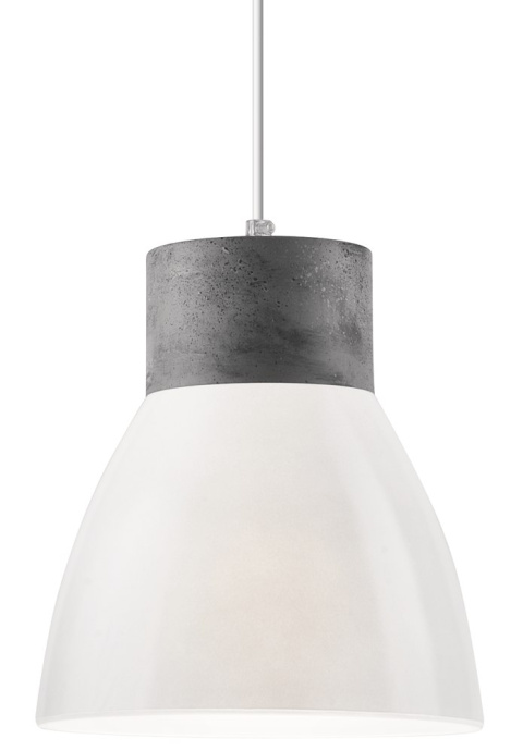 1 LAMPA POJEDYNCZA KLOSZ STOŻEK BETON LOFT, INDUSTRIAL BIAŁA 1 LAMPA POJEDYNCZA KLOSZ STOŻEK BETON LOFT, INDUSTRIAL BIAŁA