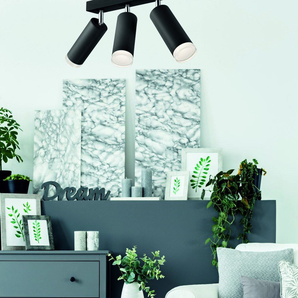FELIX lampa sufitowa 2-punktowa czarna - spot FELIX lampa sufitowa 2-punktowa czarna - spot