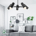 MADISON lampa sufitowa 3-punktowa srebrna MADISON lampa sufitowa 3-punktowa srebrna