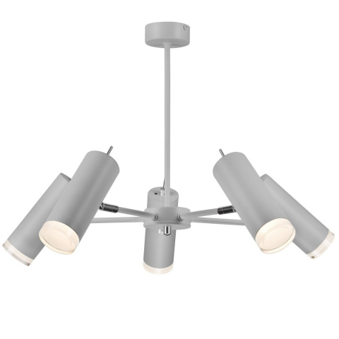 5 SREBRNA NOWOCZESNA LAMPA SUFITOWA MADISON 5 SREBRNA NOWOCZESNA LAMPA SUFITOWA MADISON