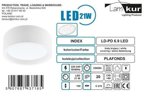 LED PLAFON DREWNIANY VENUS 21W 3082lm 4000K RING KOŁO 27 CM SOSNA LED PLAFON DREWNIANY VENUS 21W 3082lm 4000K RING KOŁO 27 CM SOSNA
