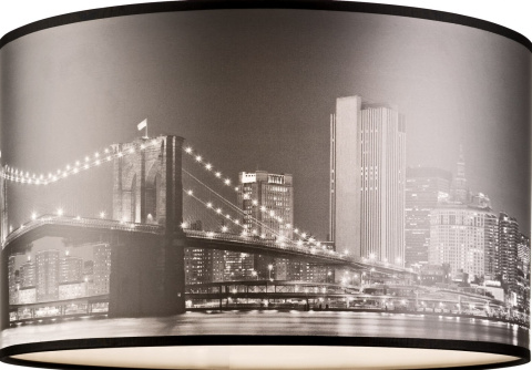LAMPA WISZĄCA MIASTO NOCĄ Z GRAFITOWYM ABAŻUREM LAMPA WISZĄCA MIASTO NOCĄ Z GRAFITOWYM ABAŻUREM