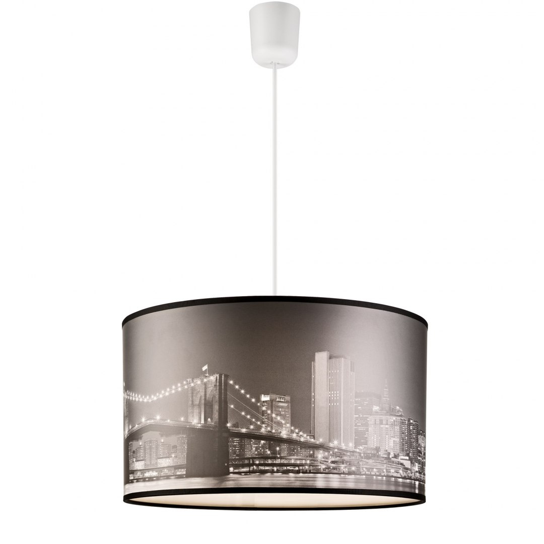 MIASTO NOCĄ lampa wisząca z abażurem MIASTO NOCĄ lampa wisząca z abażurem