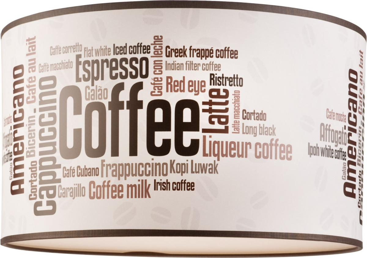 COFFEE lampa wisząca z abażurem COFFEE lampa wisząca z abażurem