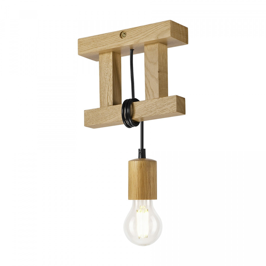 LEON lampa wisząca 1-punktowa naturalny dąb LEON lampa wisząca 1-punktowa naturalny dąb