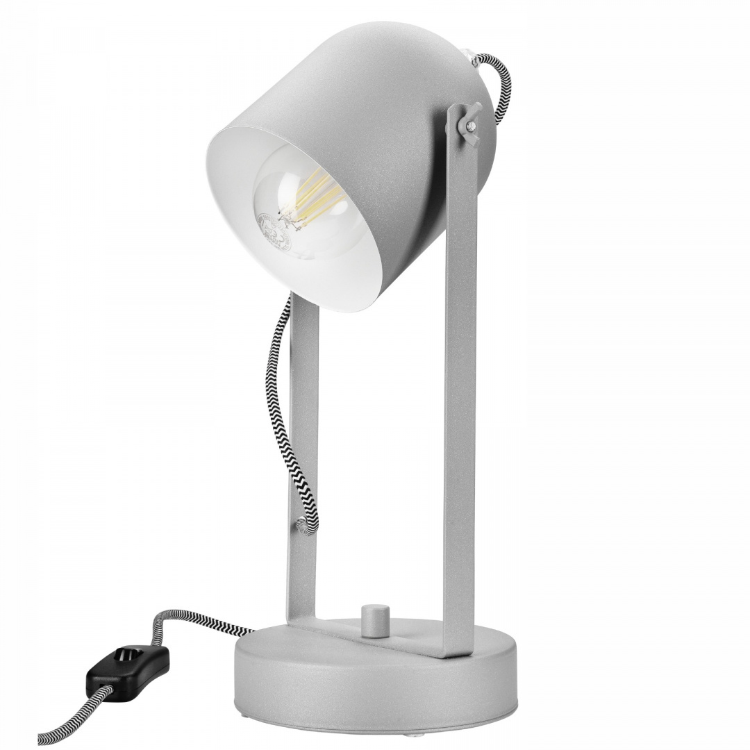 SURI lampka biurkowa srebrna SURI lampka biurkowa srebrna
