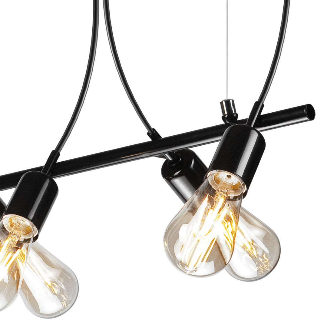 TARO lampa wisząca 5-punktowa czarna TARO lampa wisząca 5-punktowa czarna