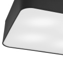 ANGUS plafon - lampa sufitowa 4-punktowa czarna abażur 45cm