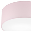 VIVIAN plafon - lampa sufitowa 1-punktowa różowa abażur 35cm