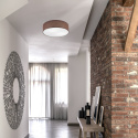 VIVIAN plafon - lampa sufitowa 2-punktowa brązowa abażur 45cm