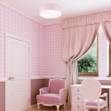 VIVIAN plafon - lampa sufitowa 2-punktowa różowa abażur 45cm