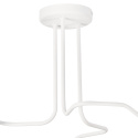 DOMINO lampa sufitowa 3-punktowa supełek biała E27