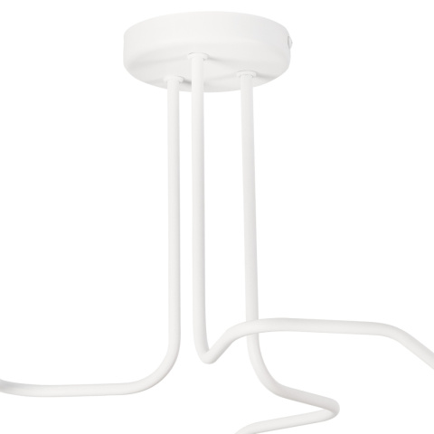 DOMINO lampa sufitowa 3-punktowa supełek biała E27 DOMINO lampa sufitowa 3-punktowa supełek biała E27