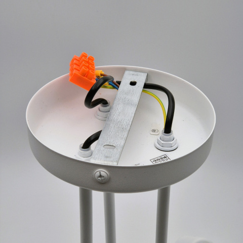 DOMINO lampa sufitowa 3-punktowa supełek biała E27 DOMINO lampa sufitowa 3-punktowa supełek biała E27