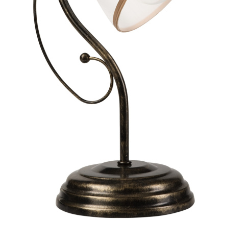 FLORENCE lampka nocna 1-punktowa, złoty/czarny FLORENCE lampka nocna 1-punktowa, złoty/czarny