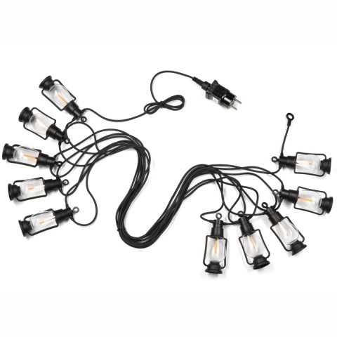 Girlanda swietlna LED ogrodowa GARLAND 10 x 1,8W LED 1800K Girlanda swietlna LED ogrodowa GARLAND 10 x 1,8W LED 1800K